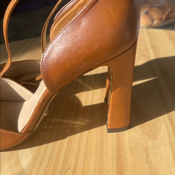 Massimo Dutti Brown Leather Strappy Heels - Picture 4 of 14
